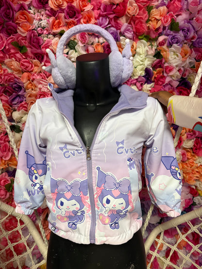 Kuromi print  jacket
