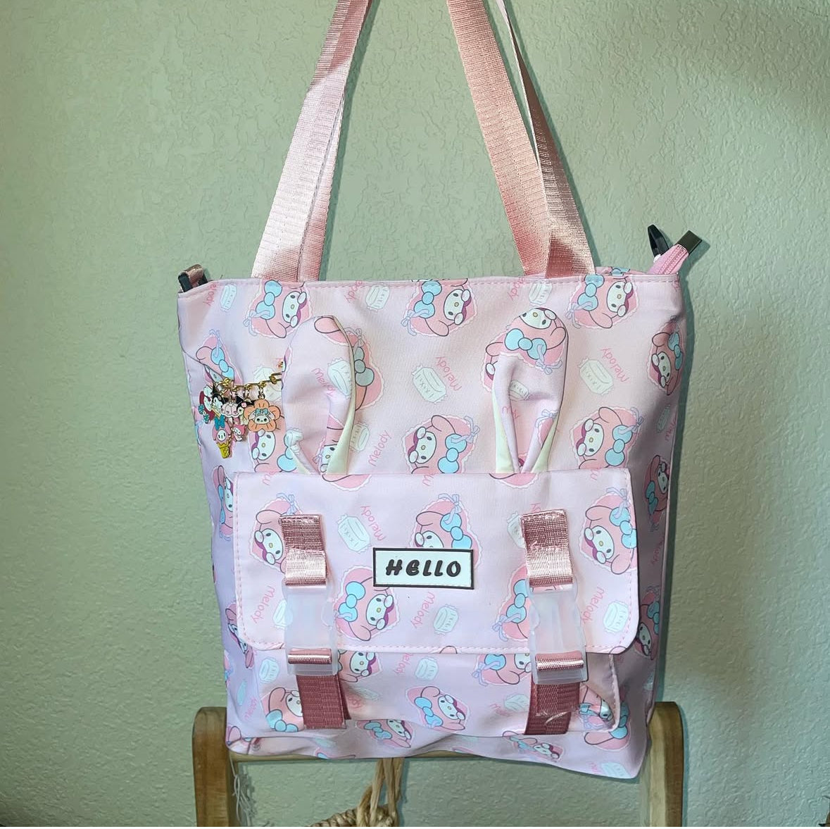 My melody printed tote bag