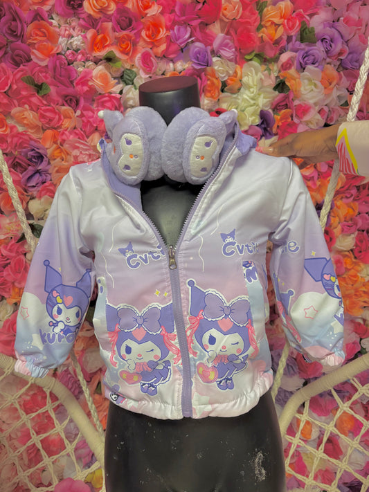 Kuromi print  jacket