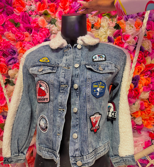 Snoopy patch coat