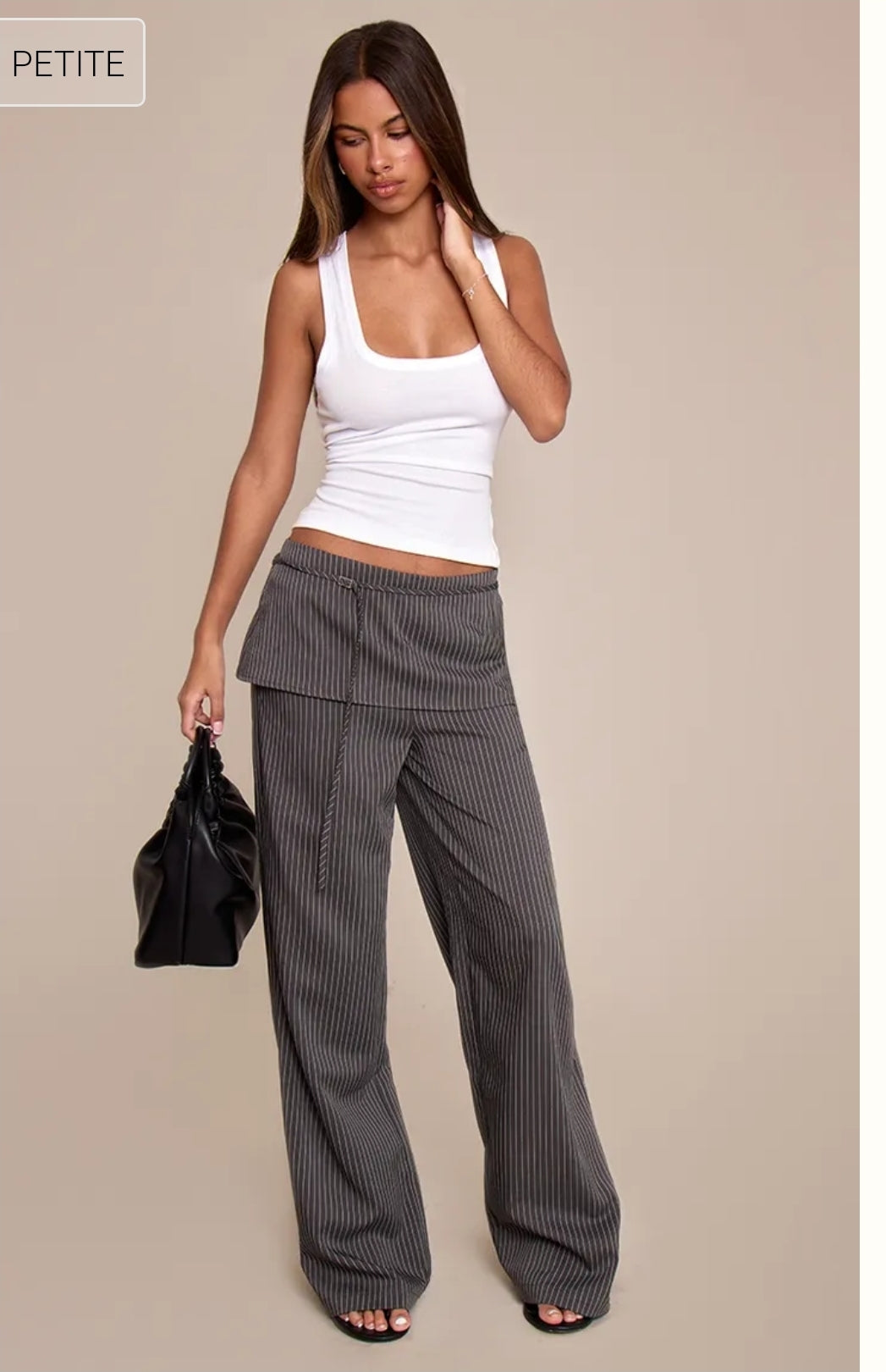 Pinstripe Trousers