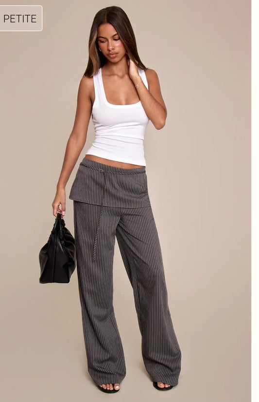 Pinstripe Trousers