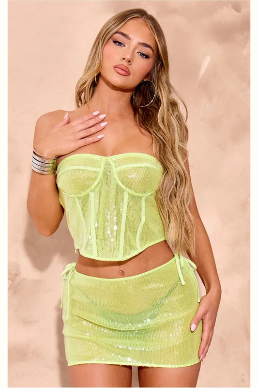 Bustier 2 piece set